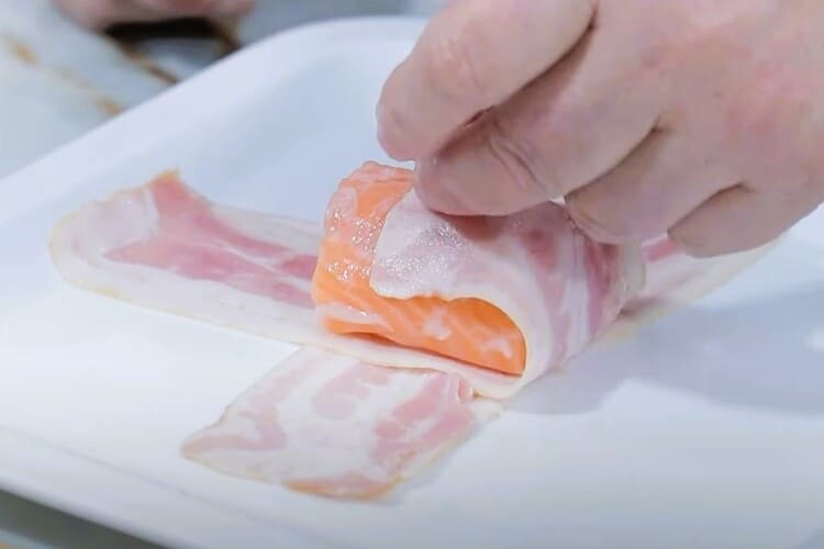 Raviolis de salmón con salsa de naranja paso a paso 2