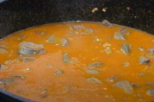 Arroz con asadurilla de cordero 4