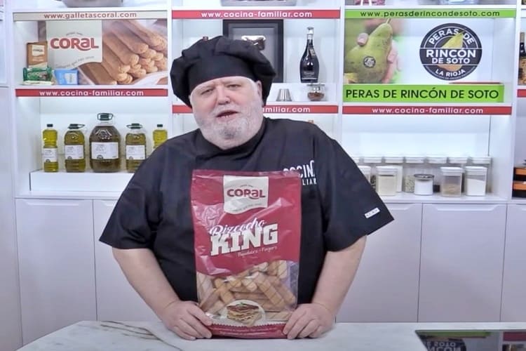 Tarta de frutas con bizcochos Coral INGREDIENTES