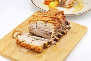 costilla de cerdo asada en una bolsa principal