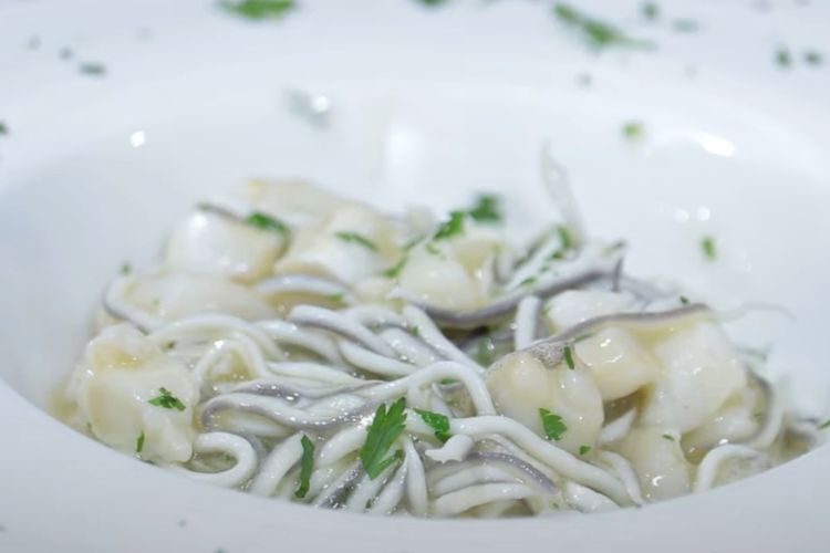 cocochas de bacalao al pil pil con gulas portada