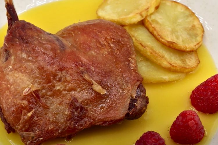confit de pato con salsa de naranja final