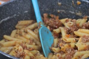 macarrones a la boloñesa paso 4