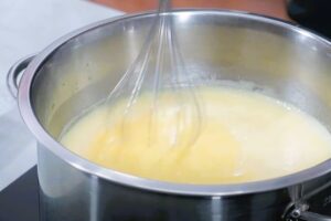 Tarta de crema de naranja con trufa 2