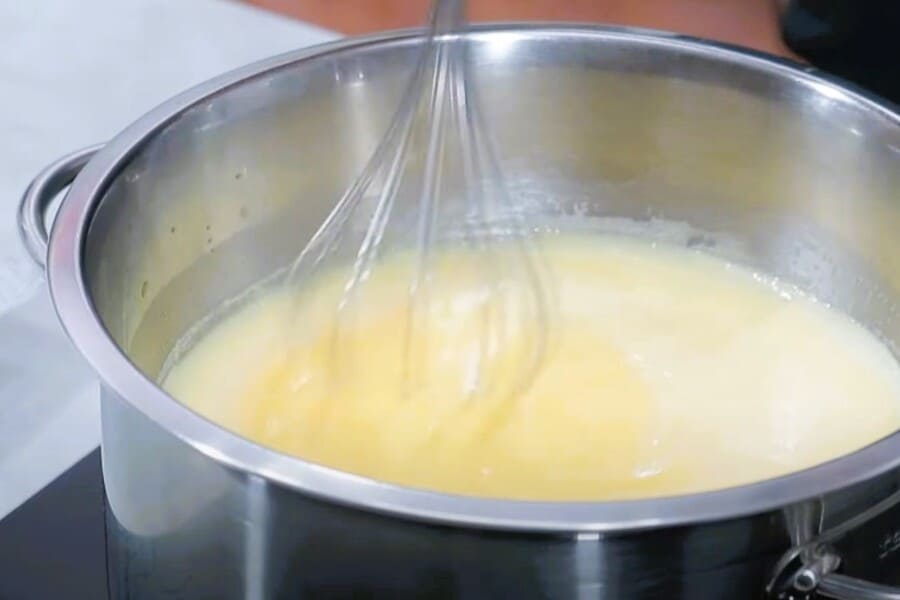 Tarta de crema de naranja con trufa 2