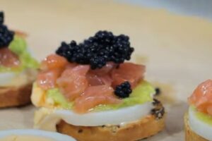 canapés de pescado paso 2