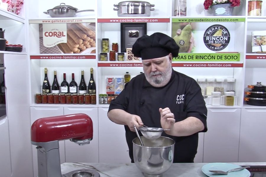 brazo de gitano con mango paso 1