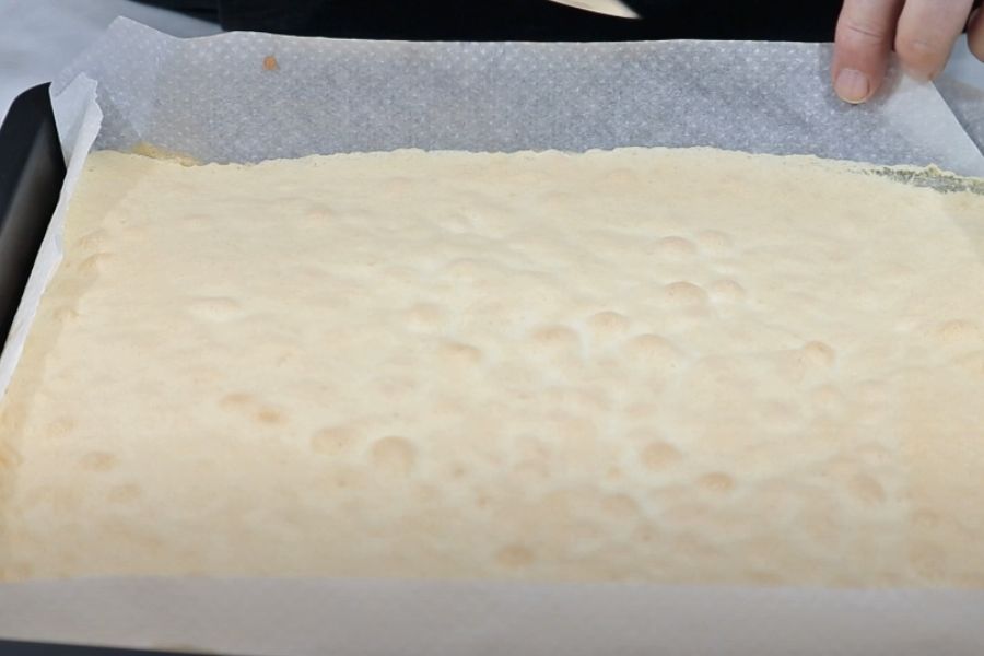 brazo de gitano con mango paso 2