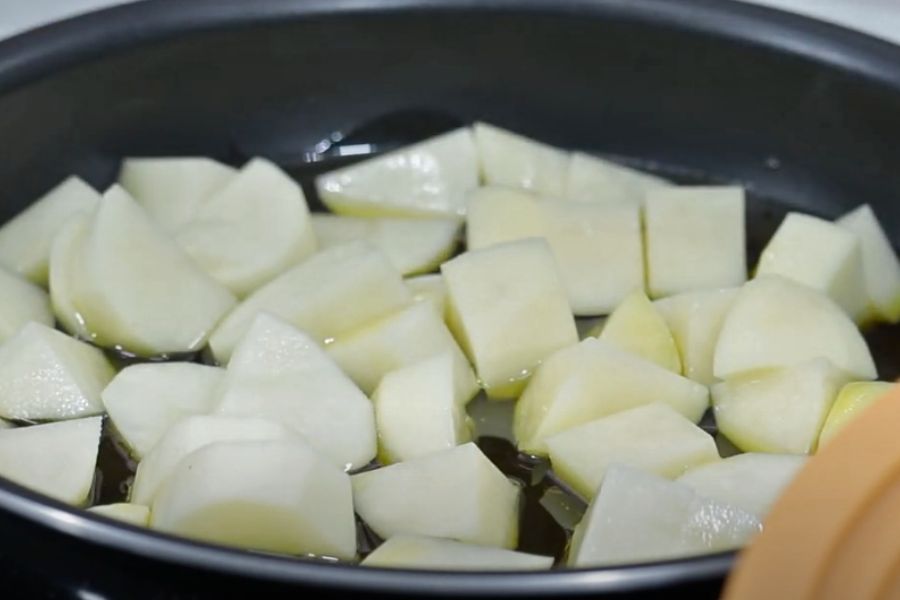 pollo con pimientos de La Rioja paso 4