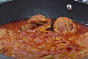 pollo con pimientos de La Rioja paso 5