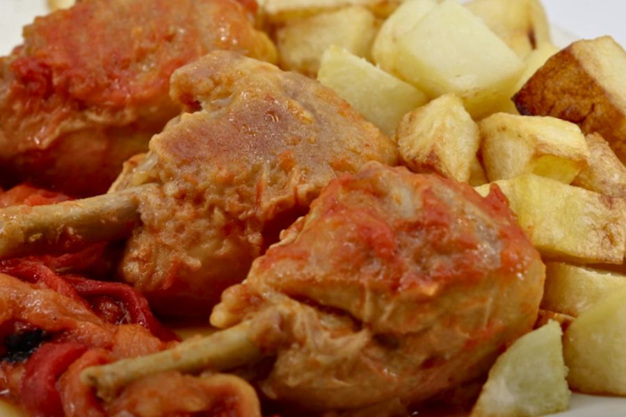 pollo con pimientos de La Rioja portada