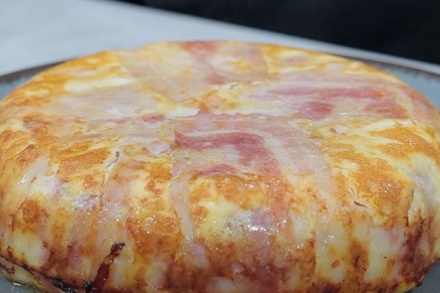 pudin de patatas con beicon paso 4