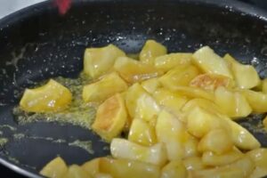 tarta de manzana en vaso paso 2