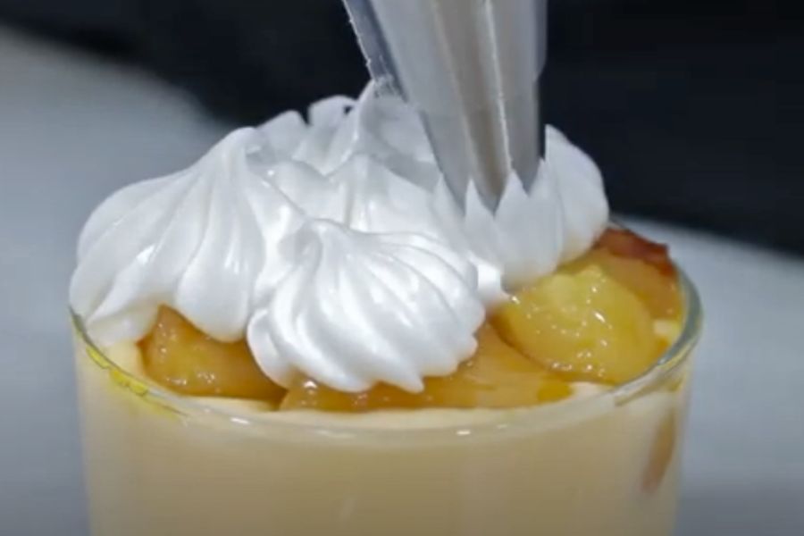 tarta de manzana en vaso paso 5