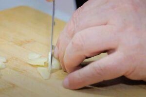 Empanada de langostinos paso 1