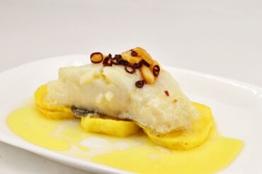 Filetes de bacalao con patatas en Cosori PRINCIPAL