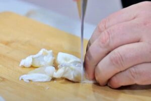 cocochas de bacalao al pil pil con taco de bacalao 2