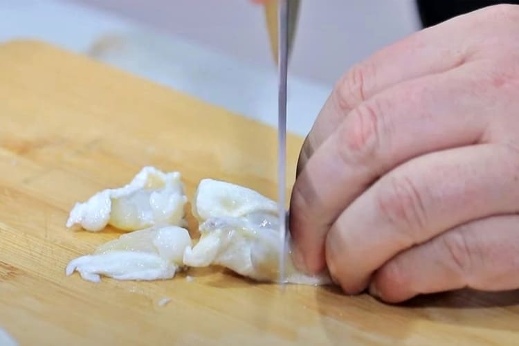 cocochas de bacalao al pil pil con taco de bacalao 2