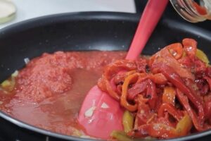 filetes de lomo con pimientos del piquillo paso 2