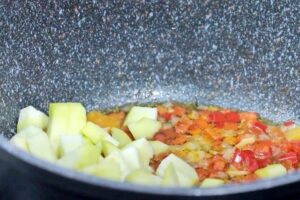 macarrones con pisto casero 2