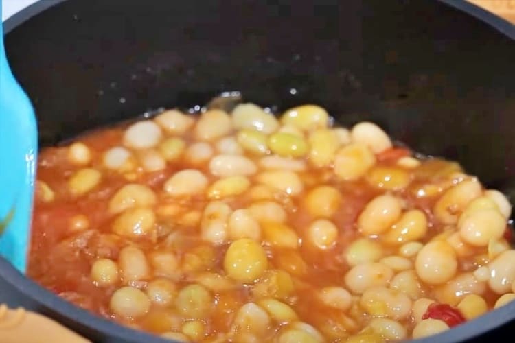 cómo cocinar pochas en conserva 3