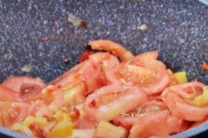 macarrones con pisto casero 4