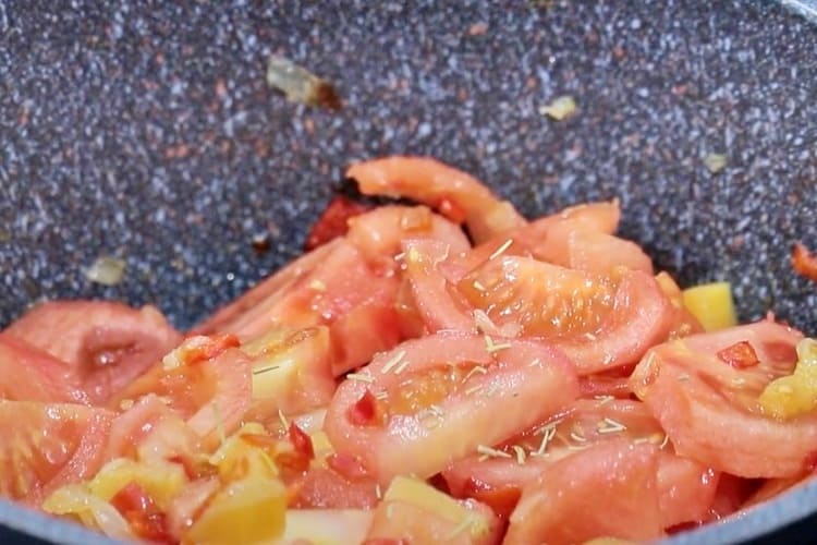 macarrones con pisto casero 4