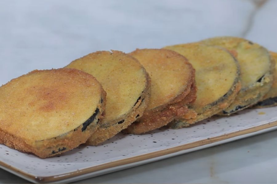 milanesas de berenjena paso final