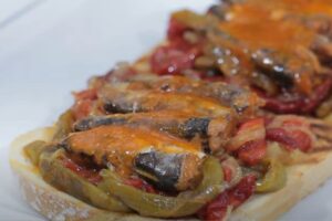 tostas de sardinillas paso final