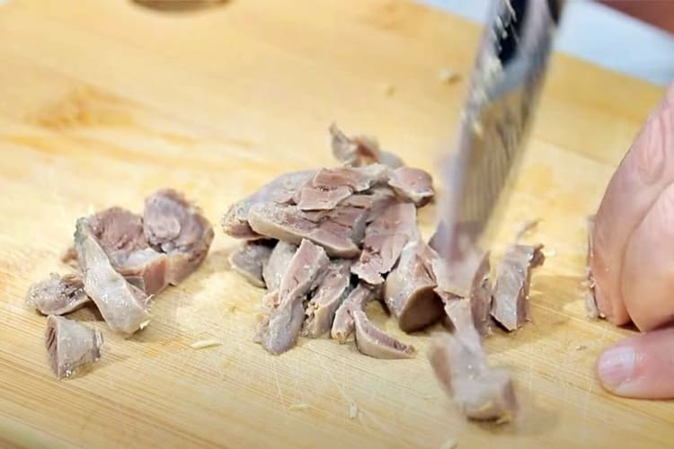 sopa de verduras con mollejas de pollo paso 2