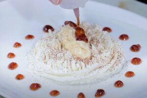 tiramisú deconstruido con bizcochos Coral paso 4