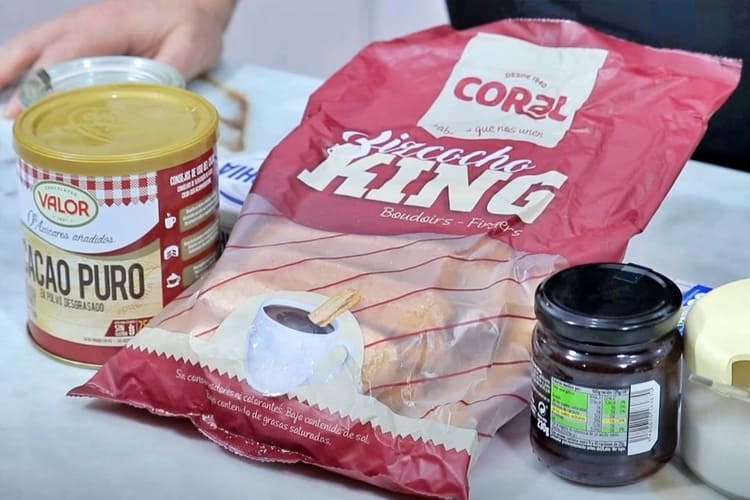 Tiramisú deconstruido con Bizcochos Coral INGREDIENTES