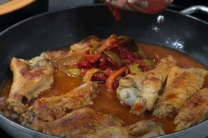 estofado de pavo a la riojana paso 4