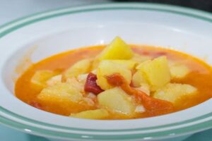 patatas con bacalao ajoarriero paso final