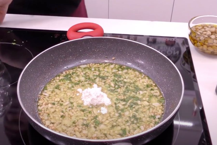 rape en salsa verde paso 1