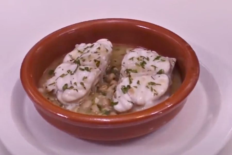 rape en salsa verde paso 4