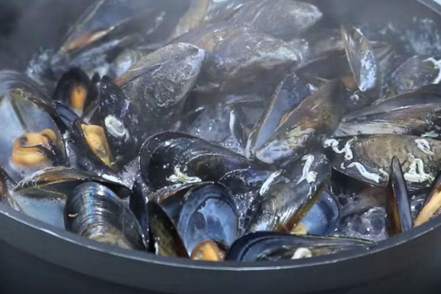 aperitivos con mejillones paso 1