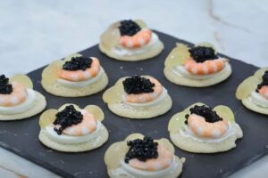 canapés para navidad originales paso final