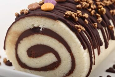 turrón de mazapán y trufa