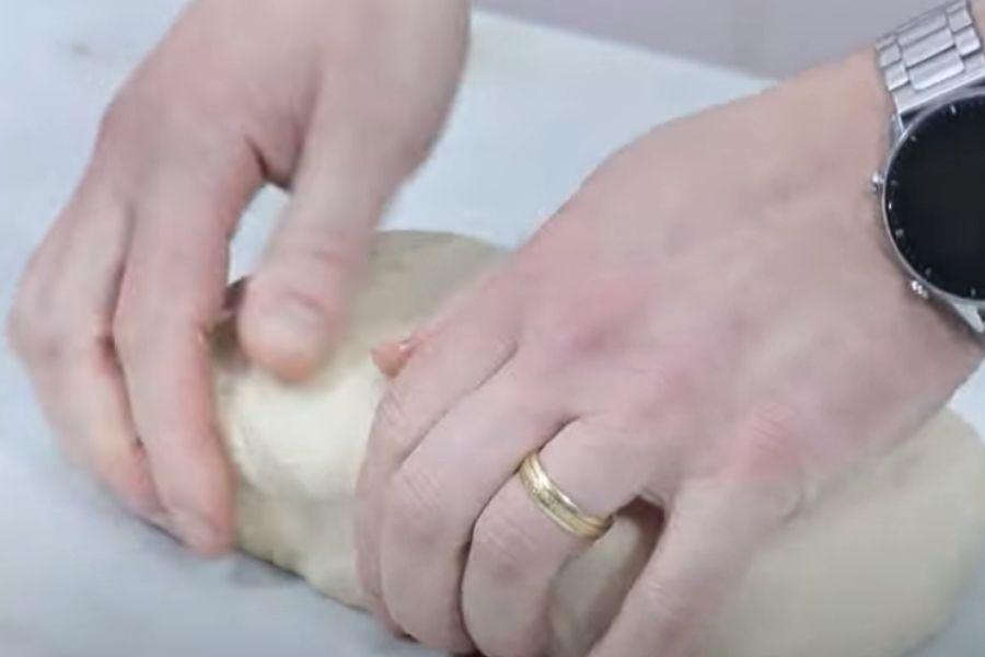 turrón de mazapán y trufa paso 2