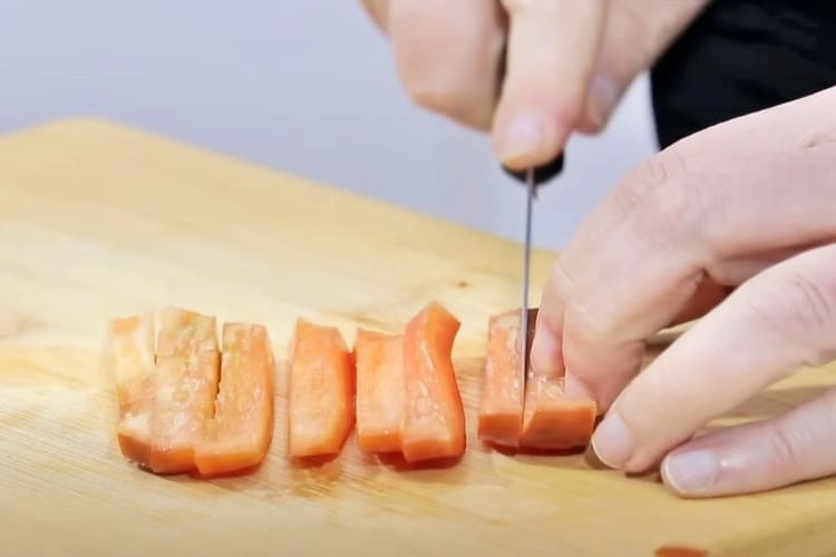 pollo frito con tempura de verduras paso 3