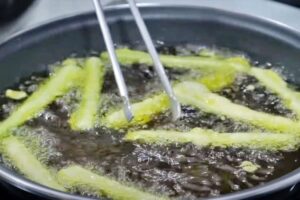 pollo frito con tempura de verduras paso 4