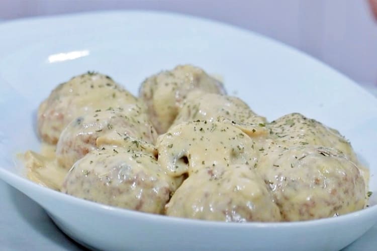 albóndigas en salsa de nata paso 7