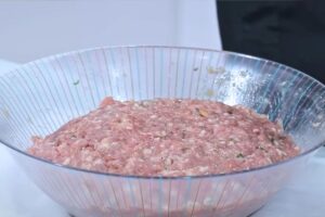 albóndigas con setas paso 1