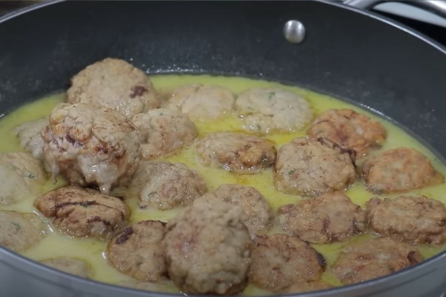 albóndigas con setas paso 4