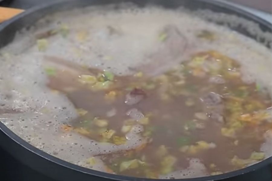 estofado de caparrones paso 2