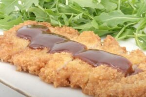 Chuletas de cerdo a la japonesa paso final