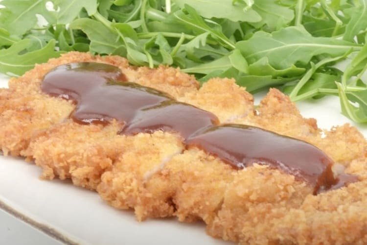 Chuletas de cerdo a la japonesa paso final