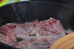 estofado de codornices, paso 3