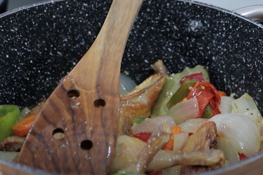 perdices escabechadas paso 4